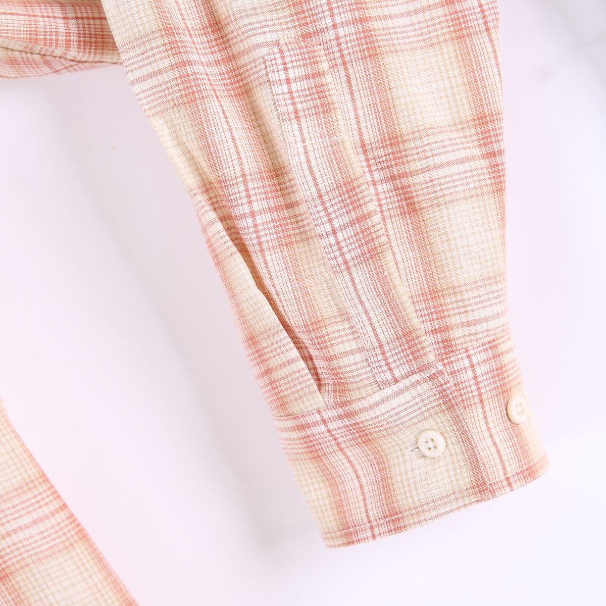 시티스트리트(CITY STREET) OVERSIZE VINTAGE CHECK SHIRT - RED