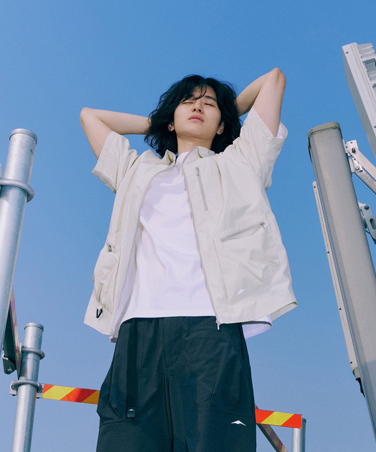 락피쉬웨더웨어(ROCKFISH WEATHERWEAR) [x GOYOWEAR] NYLON UTILITY SHIRTS JACKET - 2color