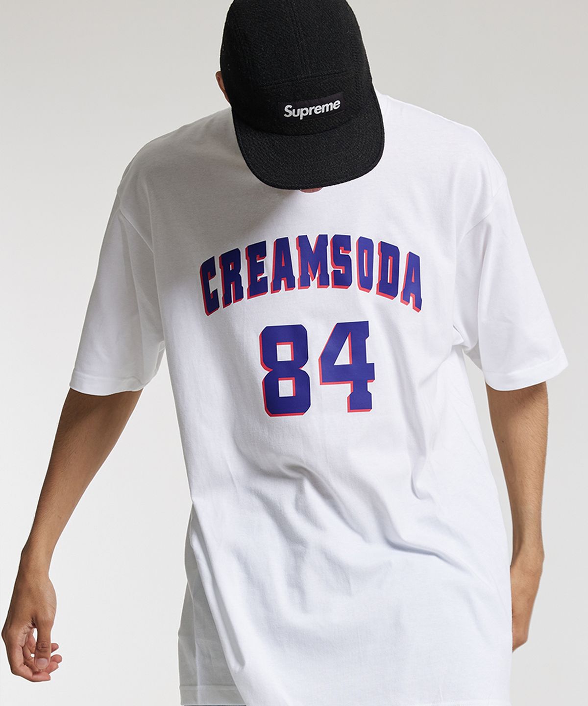크림소다랩(CREAM SODA LAB) 필리 씨알에스디엘 숏슬리브 화이트