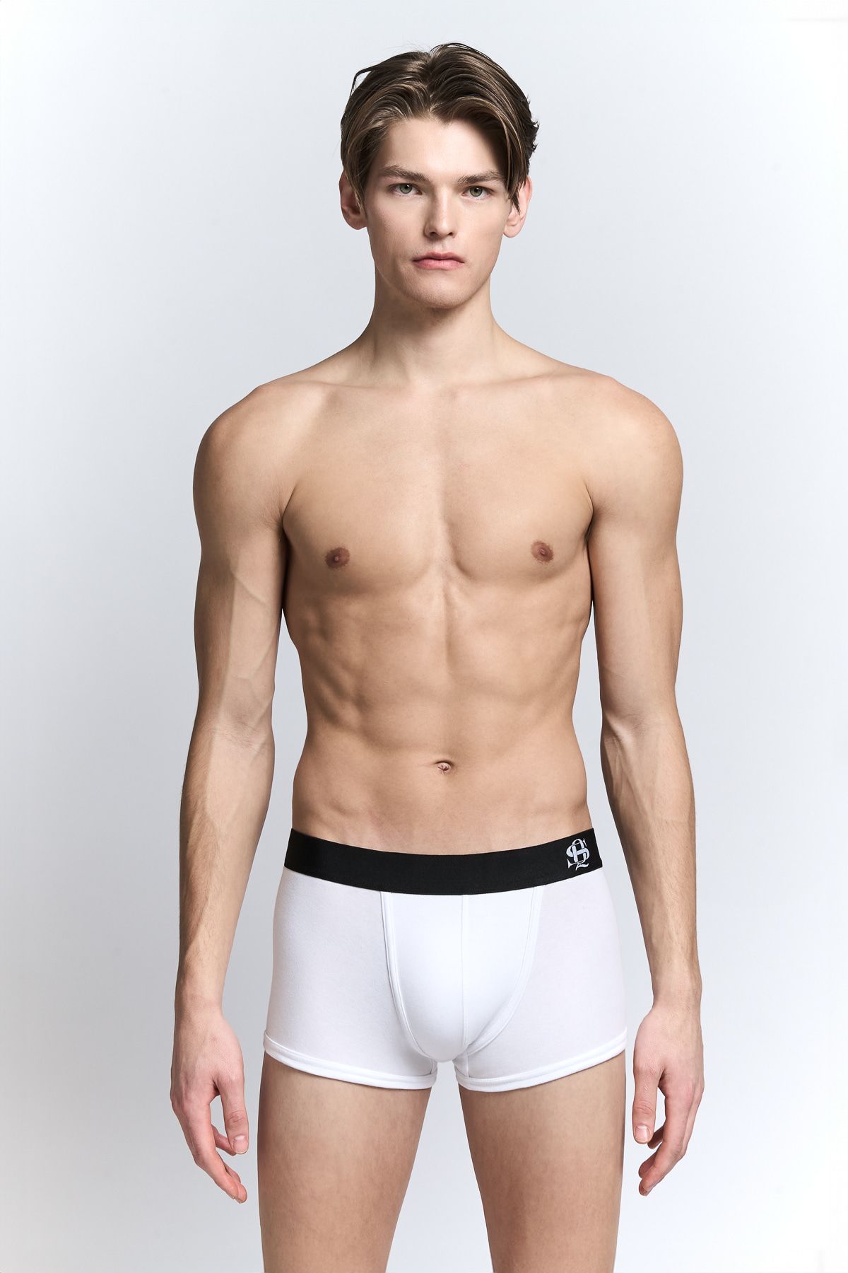키세 언더웨어(QISE UNDERWEAR) QS 브리프 화이트/블랙