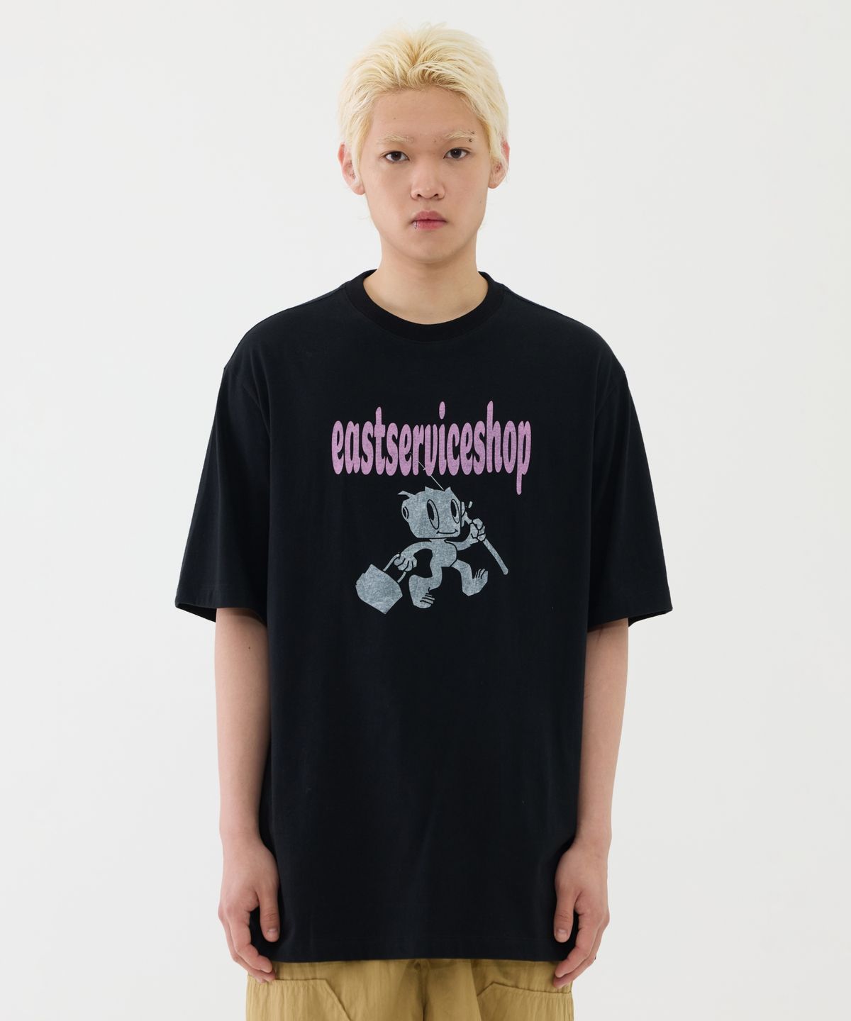 이스트서비스샵(eastserviceshop) Fishing Robo Half T - Black