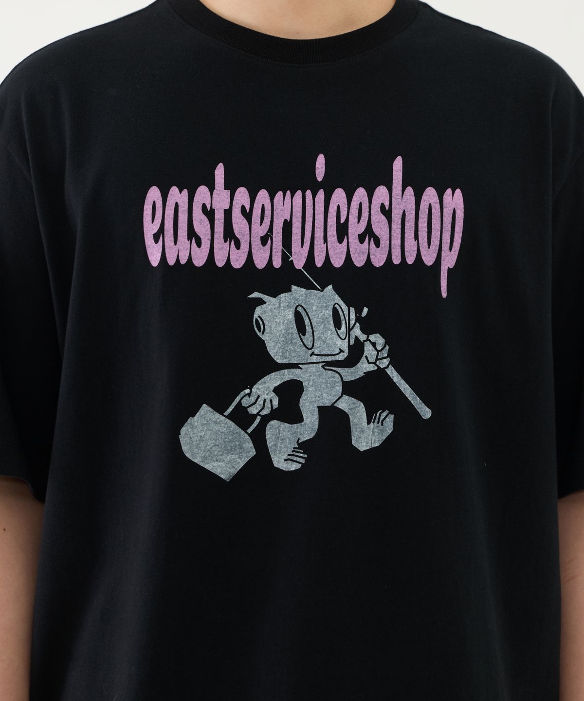 이스트서비스샵(eastserviceshop) Fishing Robo Half T - Black