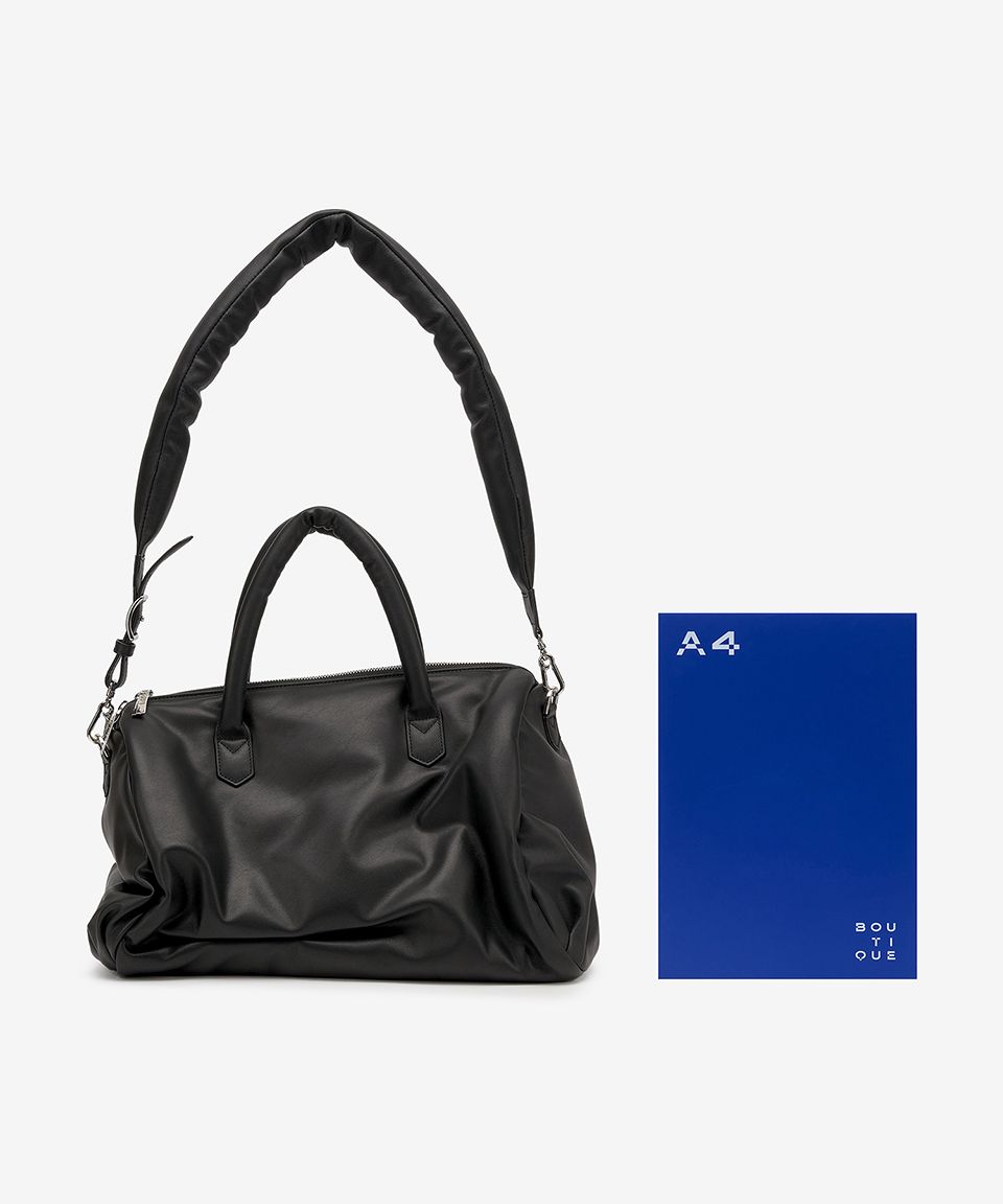 MUSINSA | MAISON MIHARA YASUHIRO PUFFER SHOULDER BAG - BLACK