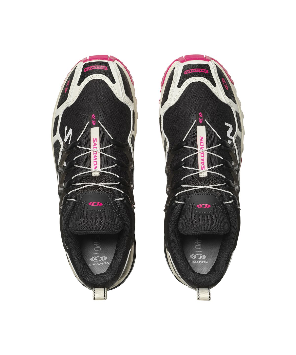 살로몬(SALOMON) ACS+ 헤리티지 팩 - 블랙:바닐라 아이스:핑크 글로 / L47436500