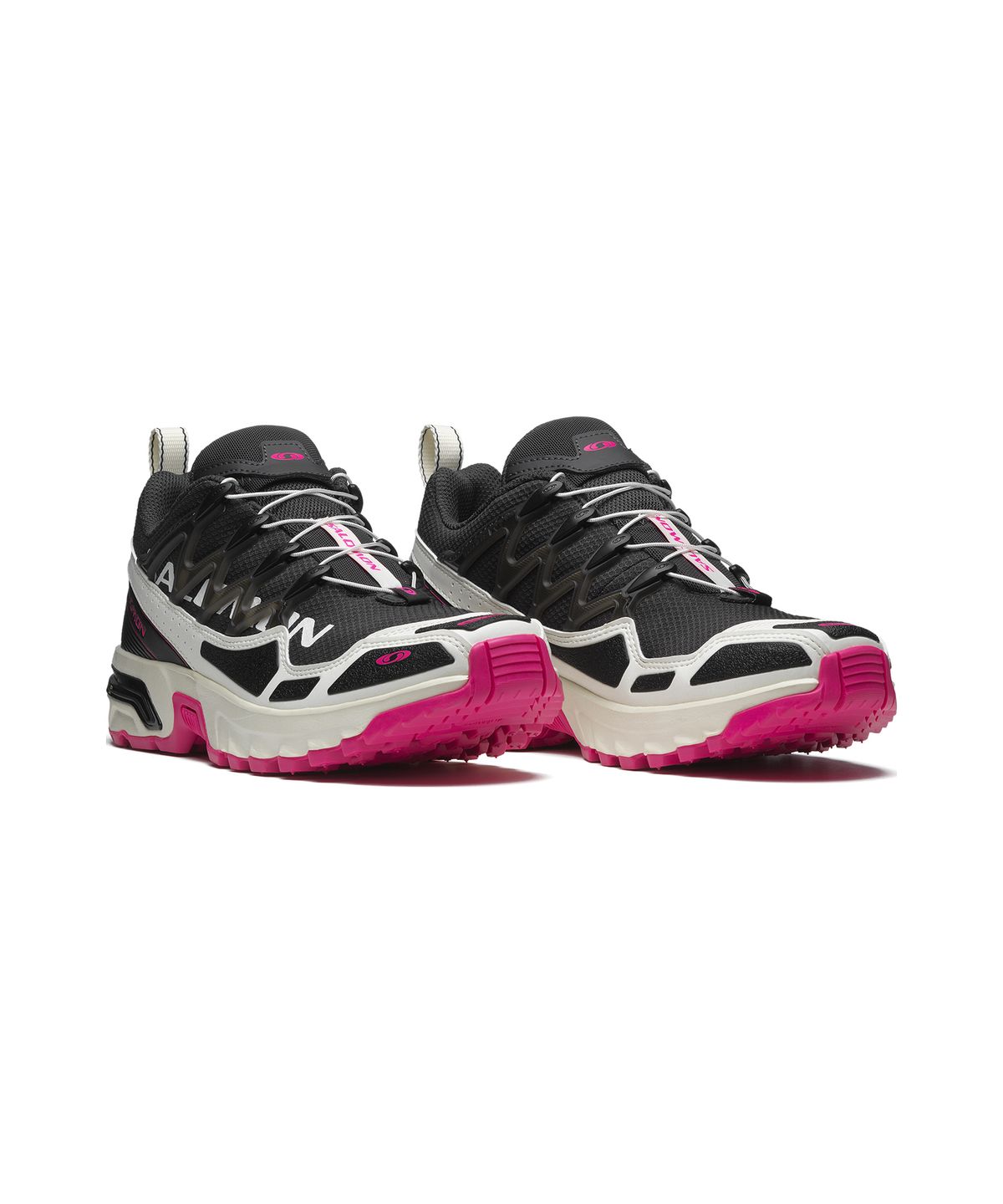 살로몬(SALOMON) ACS+ 헤리티지 팩 - 블랙:바닐라 아이스:핑크 글로 / L47436500