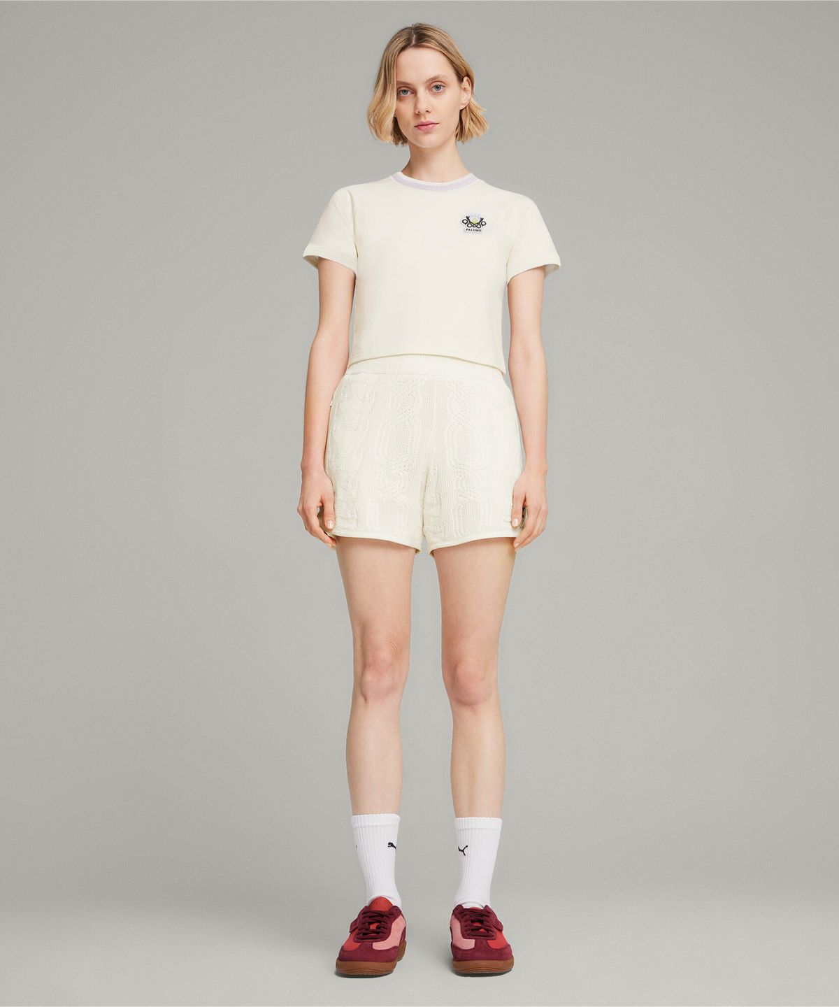 푸마(PUMA) 푸마ⅹ팔로모 베이비 반소매 티셔츠 - 웜 화이트 / 625911-65