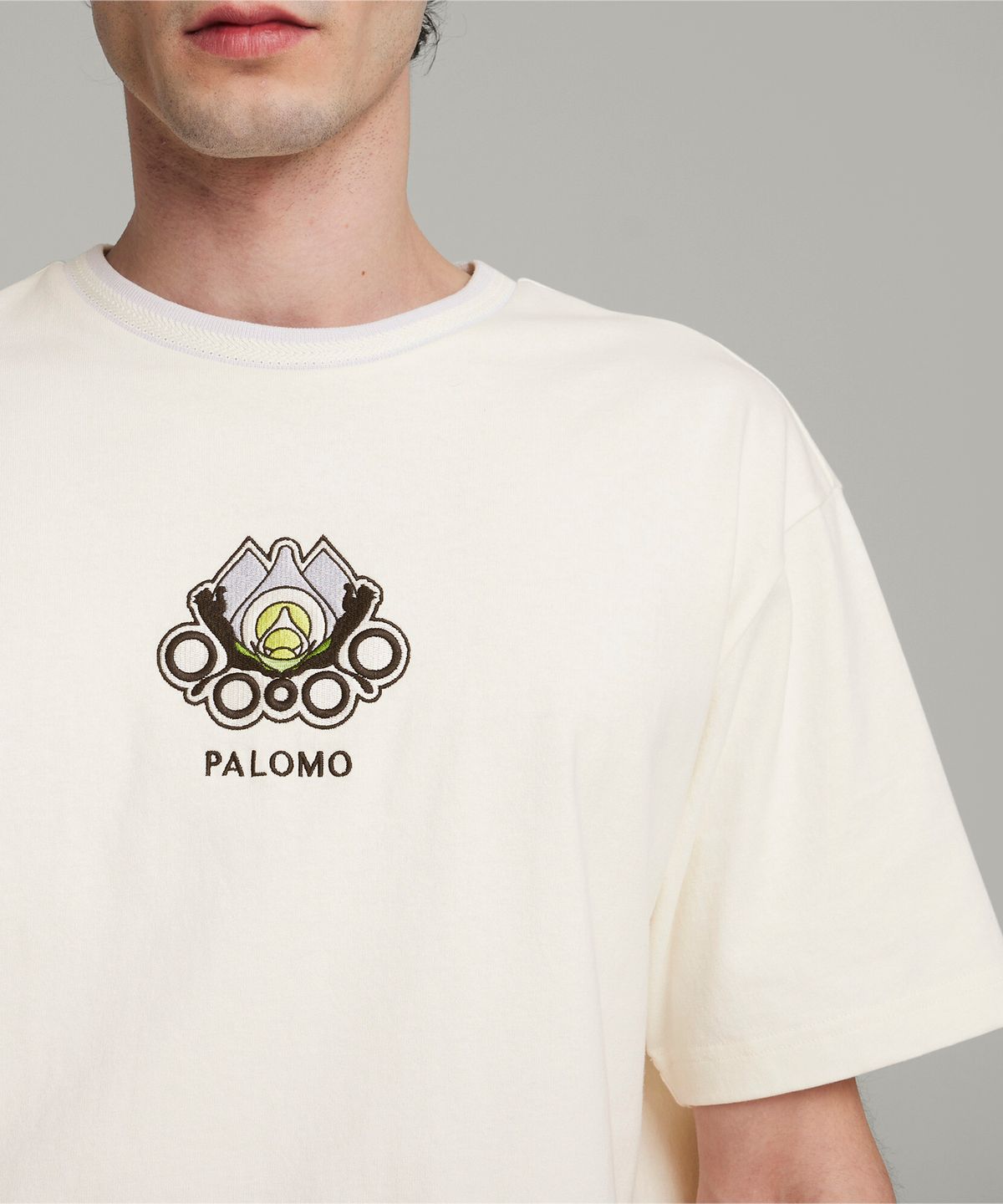 푸마(PUMA) 푸마ⅹ팔로모 그래픽 반소매 티셔츠 - 웜 화이트 / 625558-65