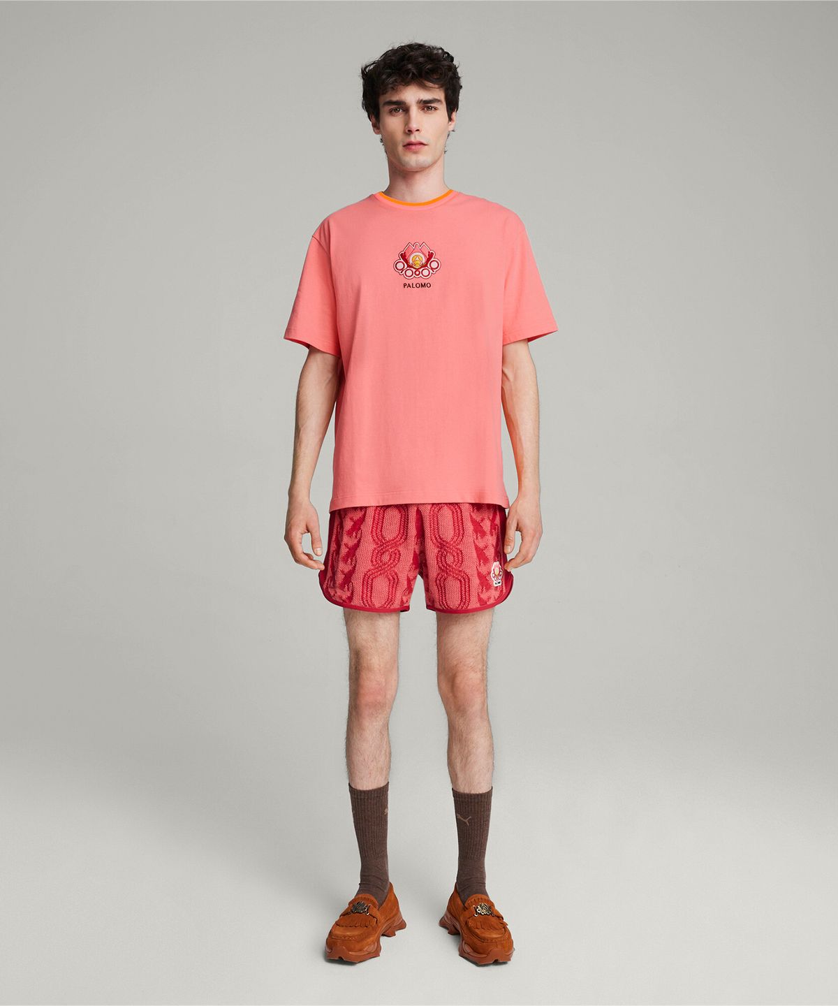 푸마(PUMA) 푸마ⅹ팔로모 그래픽 반소매 티셔츠 - 패션후르츠 / 625558-26