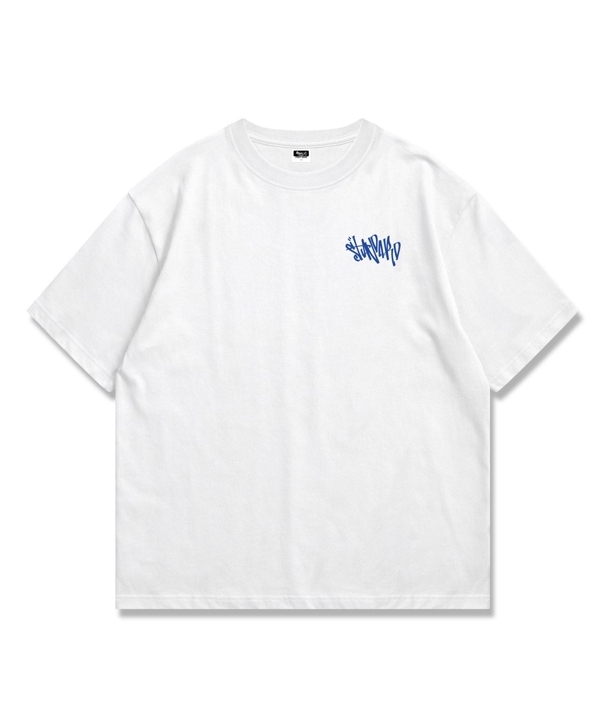 오리지널데이(ORIGINALDAY) 스탠다드 레터링 반팔 티셔츠 오버핏 남녀공용 White