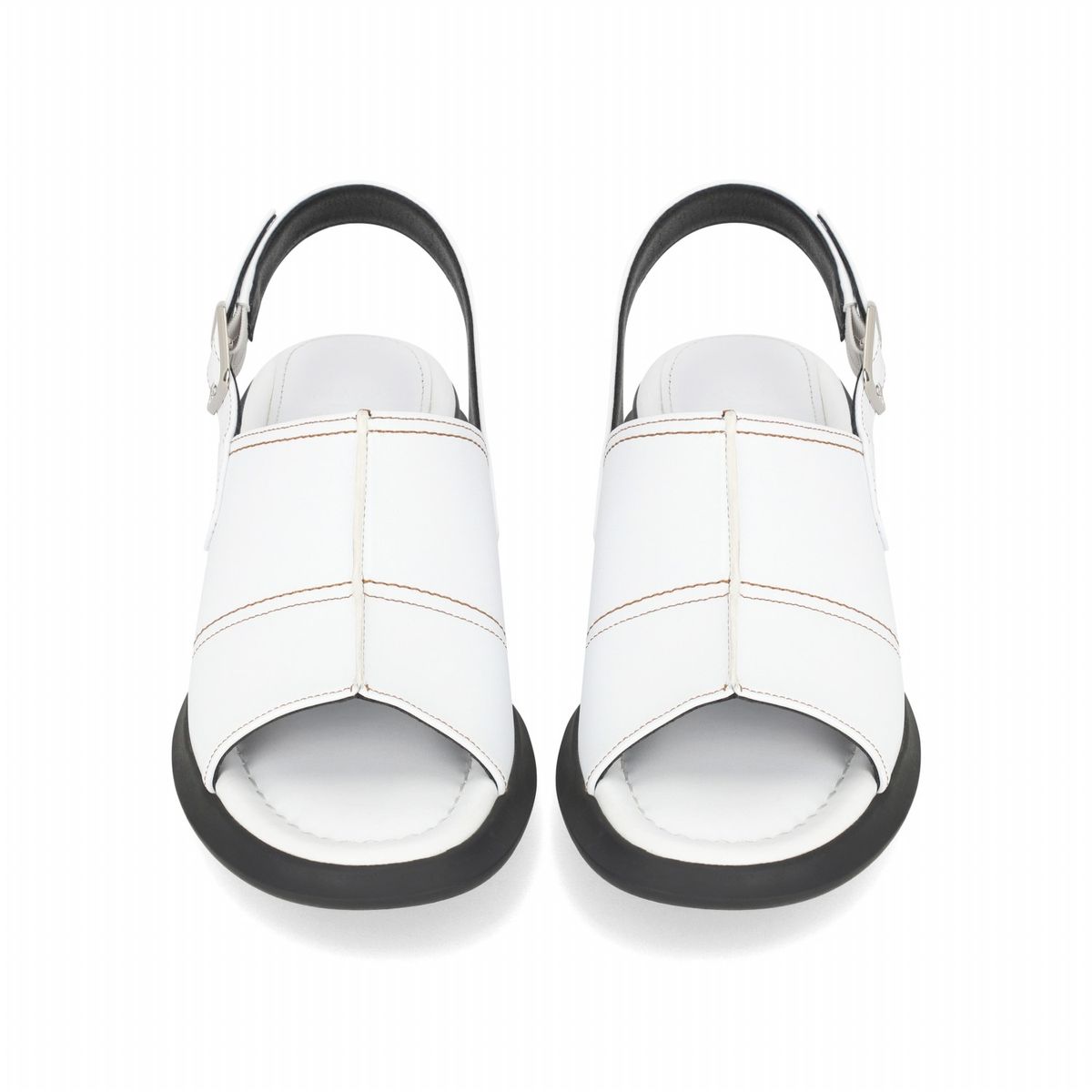 엘칸토(ELCANTO) 마쯔 여성 와이드라인 포인트 샌들 3.5cm LCWW49M426