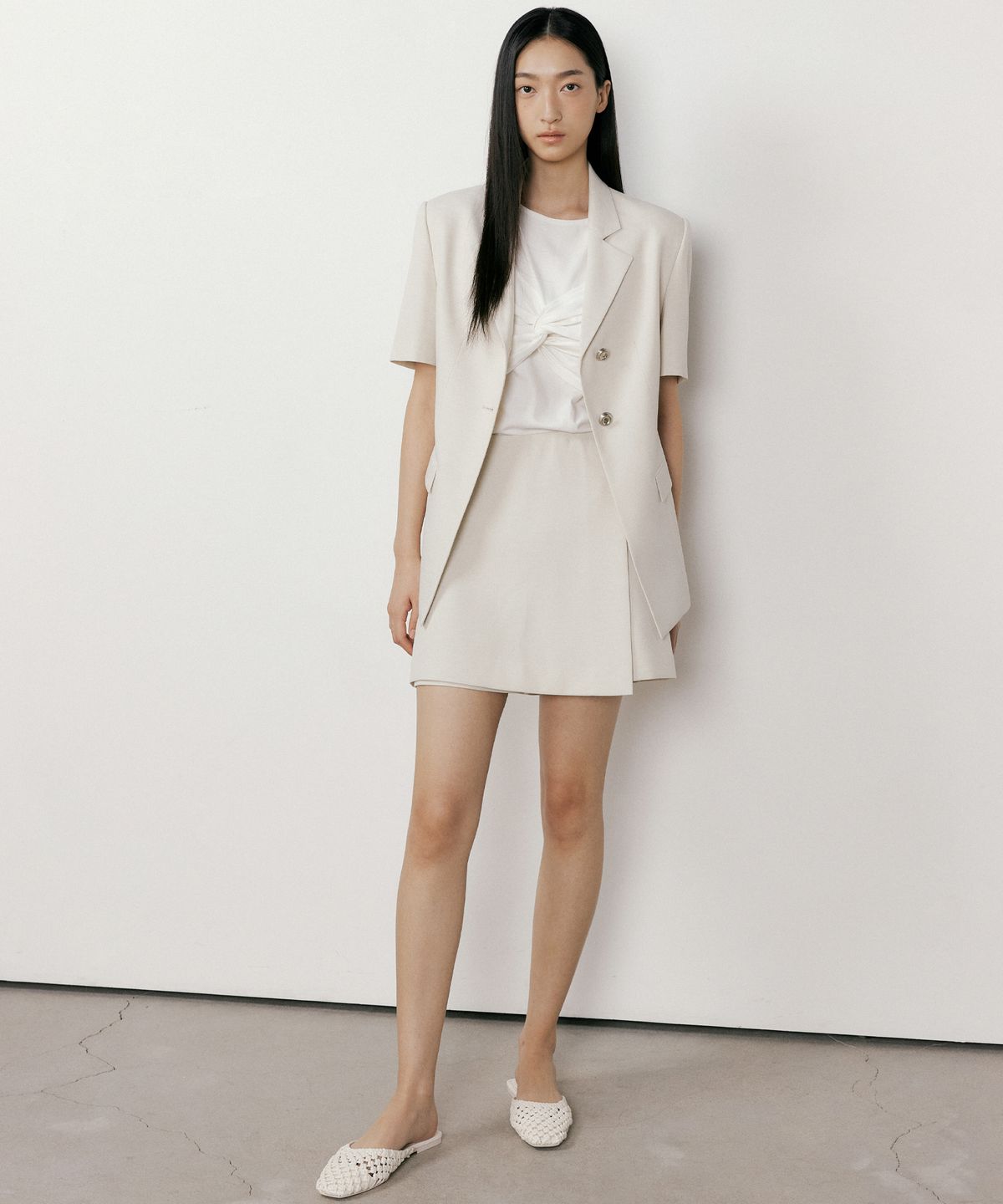 오떼뜨(OCTETTE) LINE BLAZER_2COLOR