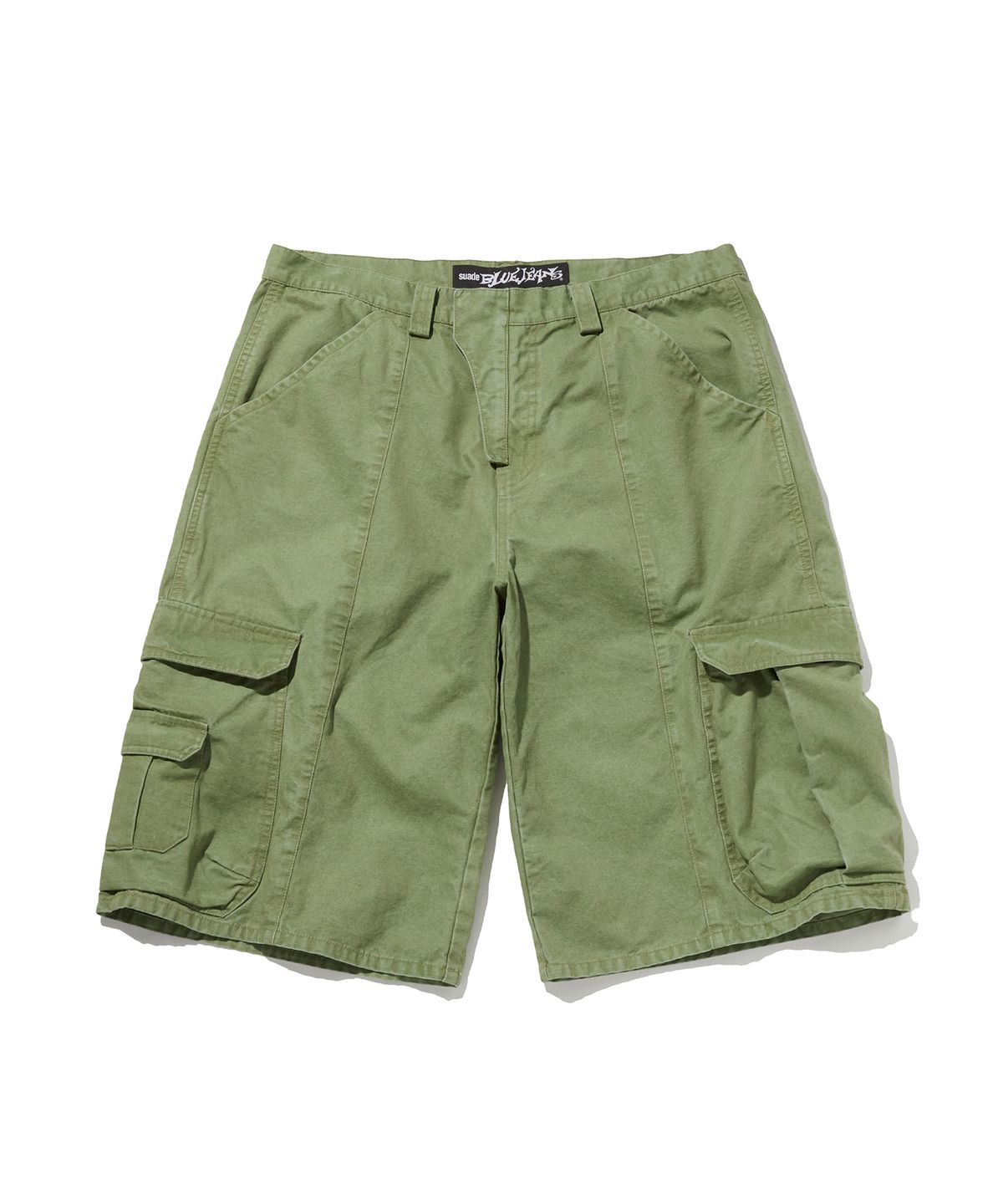 스웨이드(SUADE) WIDE CARGO SHORTS [KHAKI]