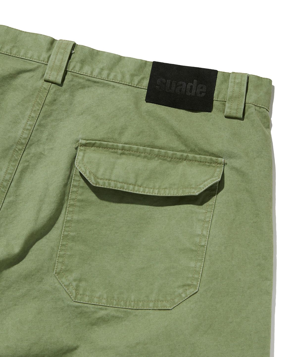 스웨이드(SUADE) WIDE CARGO SHORTS [KHAKI]