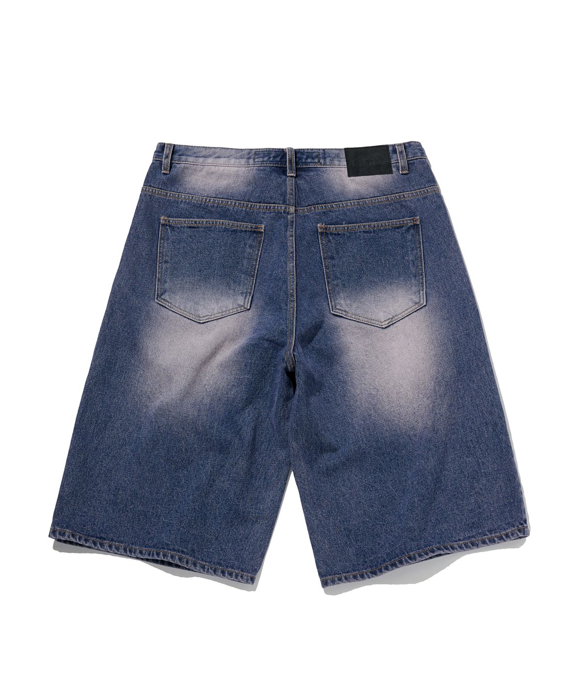 스웨이드(SUADE) COLOR WASHED DENIM SHORTS [PURPLE]