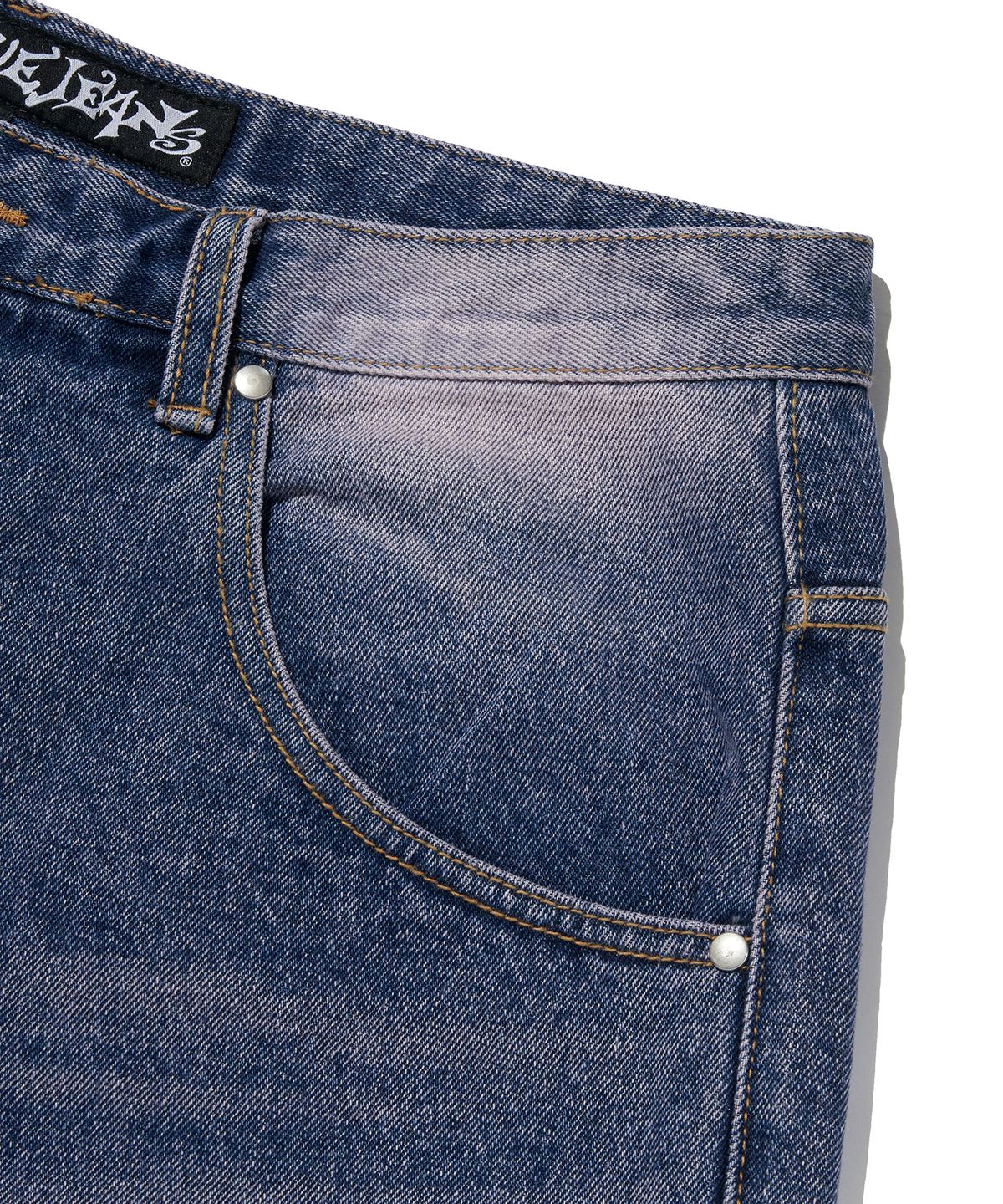 스웨이드(SUADE) COLOR WASHED DENIM SHORTS [PURPLE]