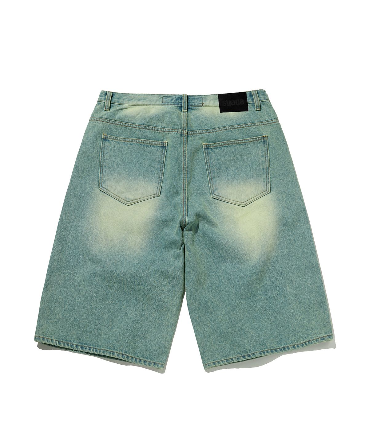스웨이드(SUADE) COLOR WASHED DENIM SHORTS [BLUE]