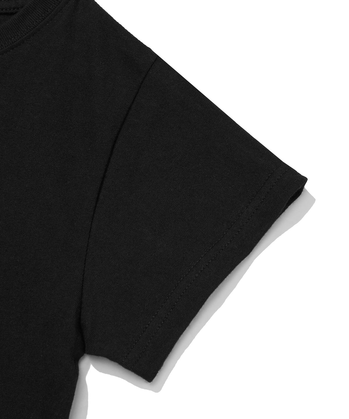 스웨이드(SUADE) HANDWRITTEN CROP TEE [BLACK]