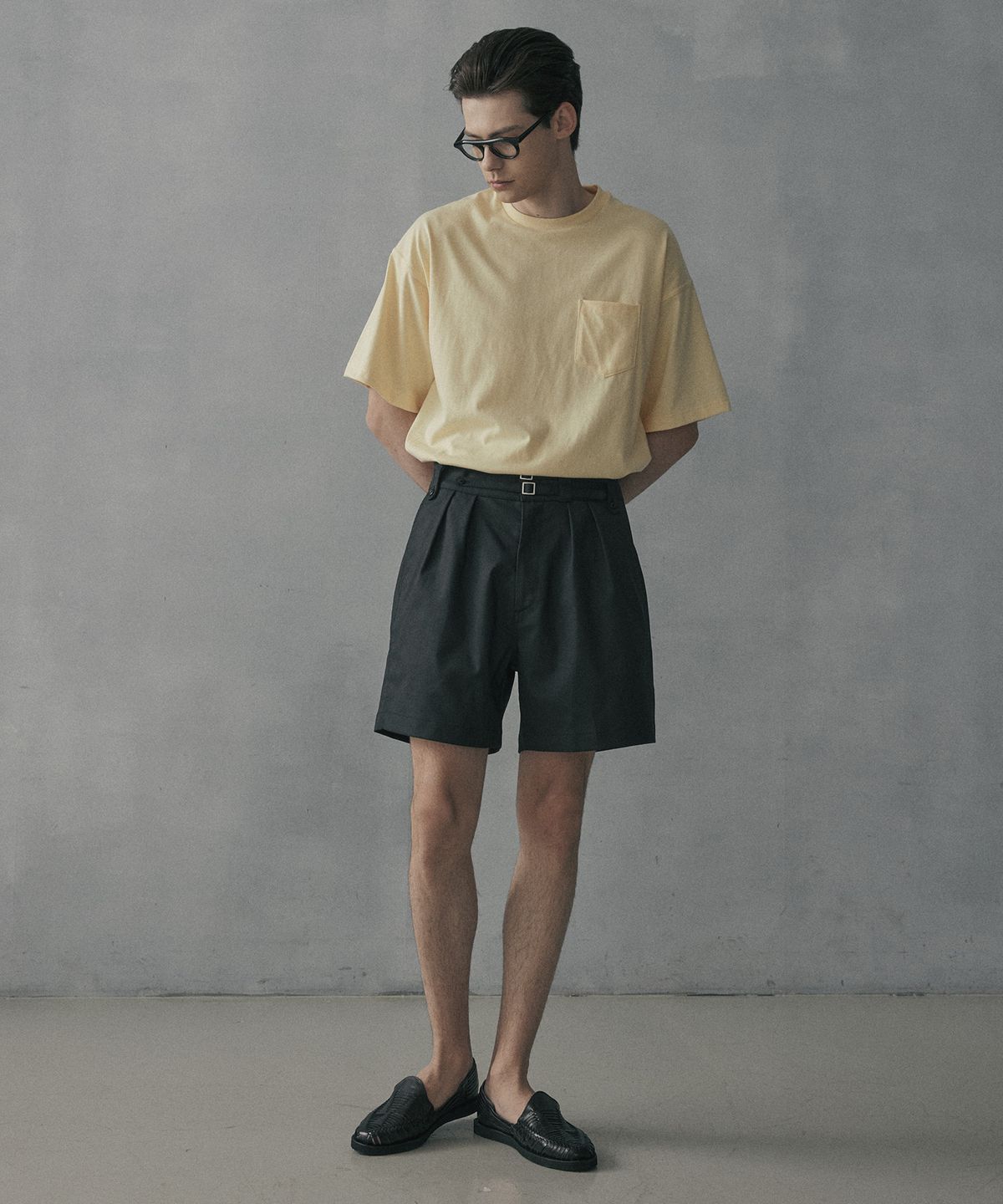 엠프(AMF) Loosed Pocket T-Shirt - Lemon