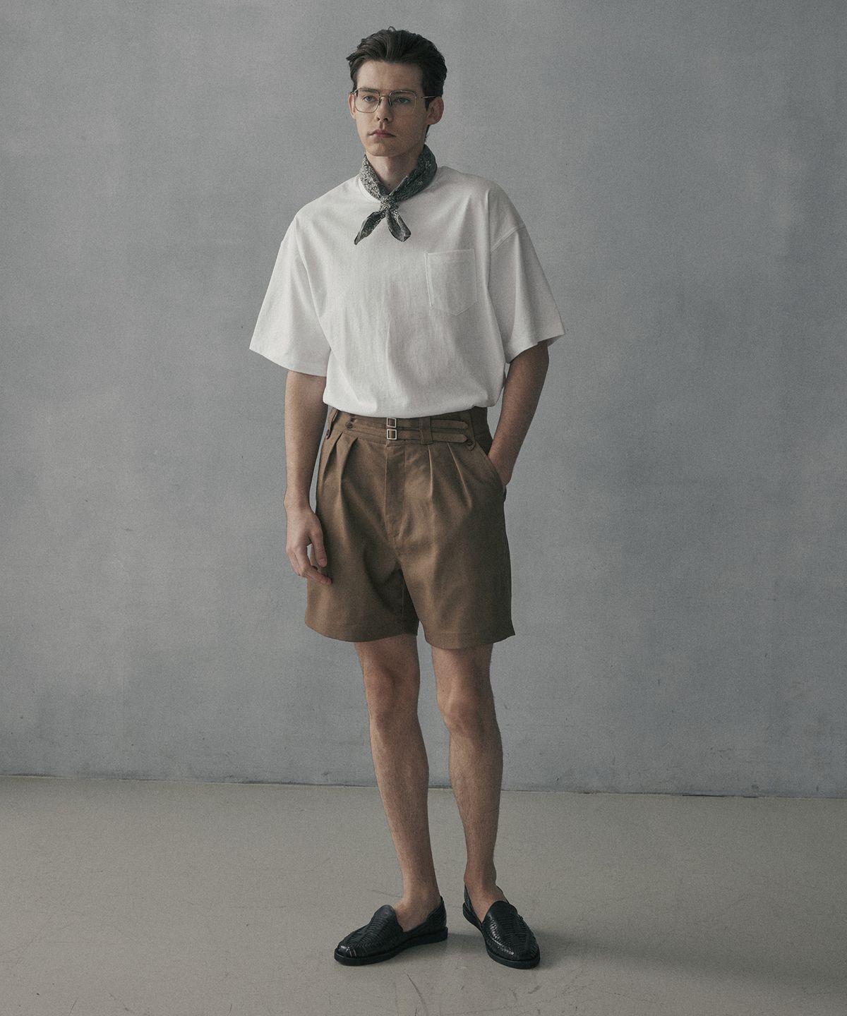 엠프(AMF) Loosed Pocket T-Shirt - White