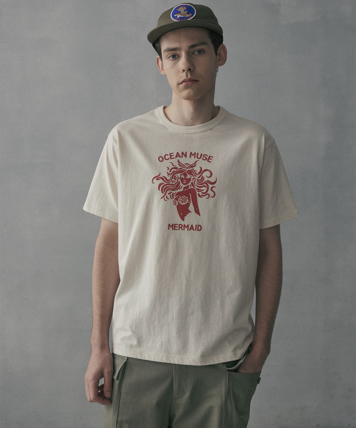 엠프(AMF) Mermaid T-Shirt - Ivory