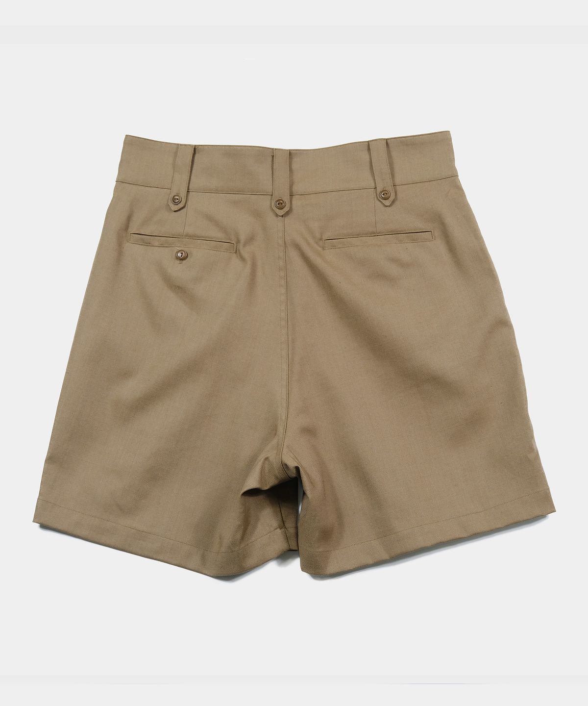 엠프(AMF) Ramie 2 Strap Gurkha Shorts - Brown