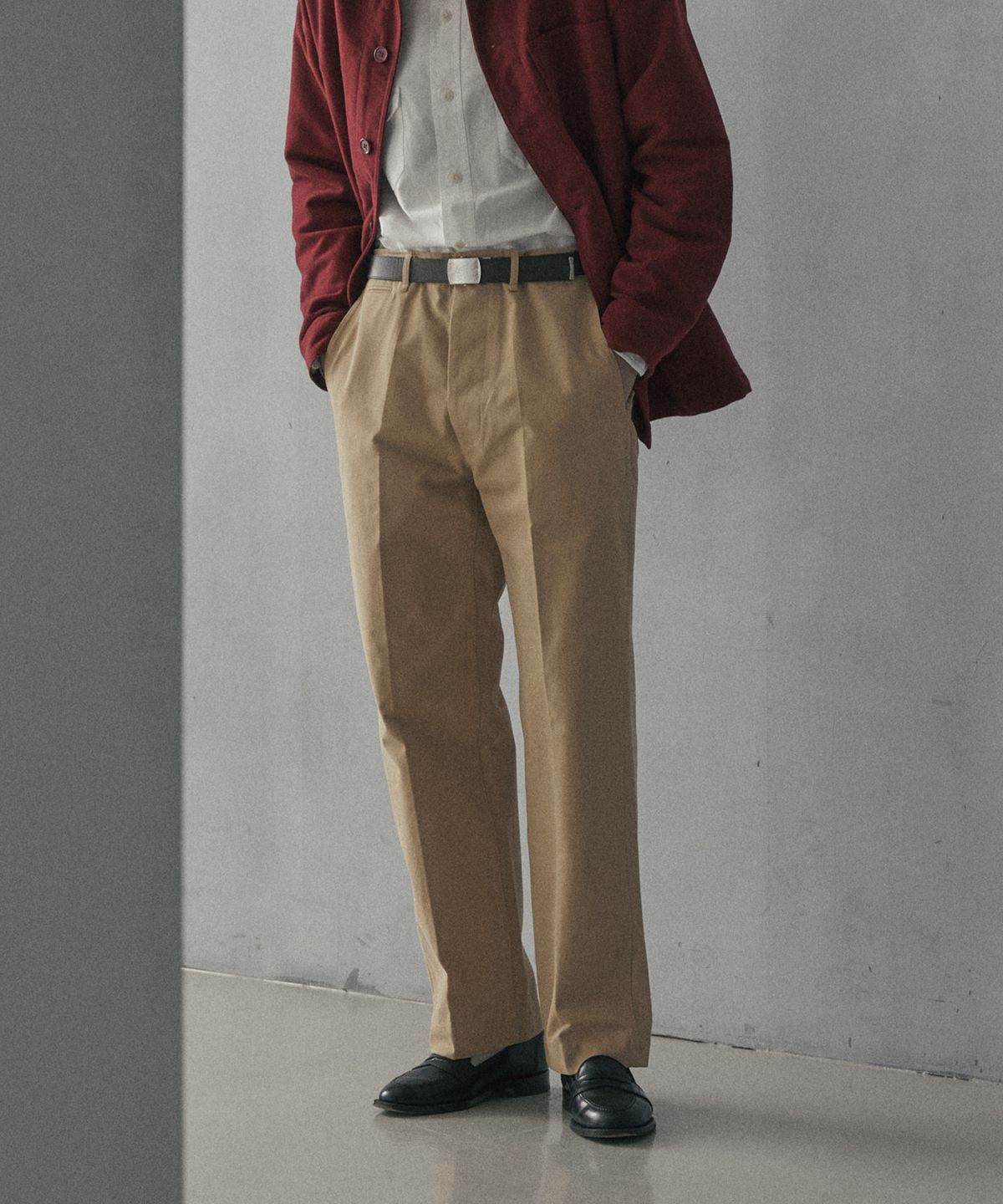 엠프(AMF) 1940s Officer Chino Pants - Khaki