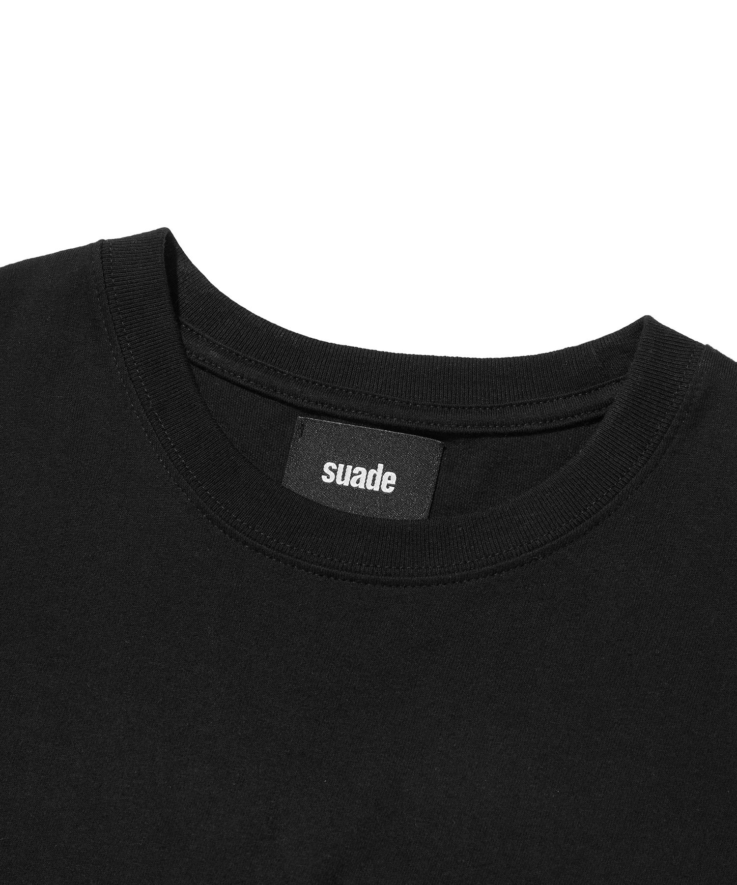 Tシャツ・カットソー Suade Huh Tee White / Black MUSINSA | SUADE HUH!! TEE [BLACK]