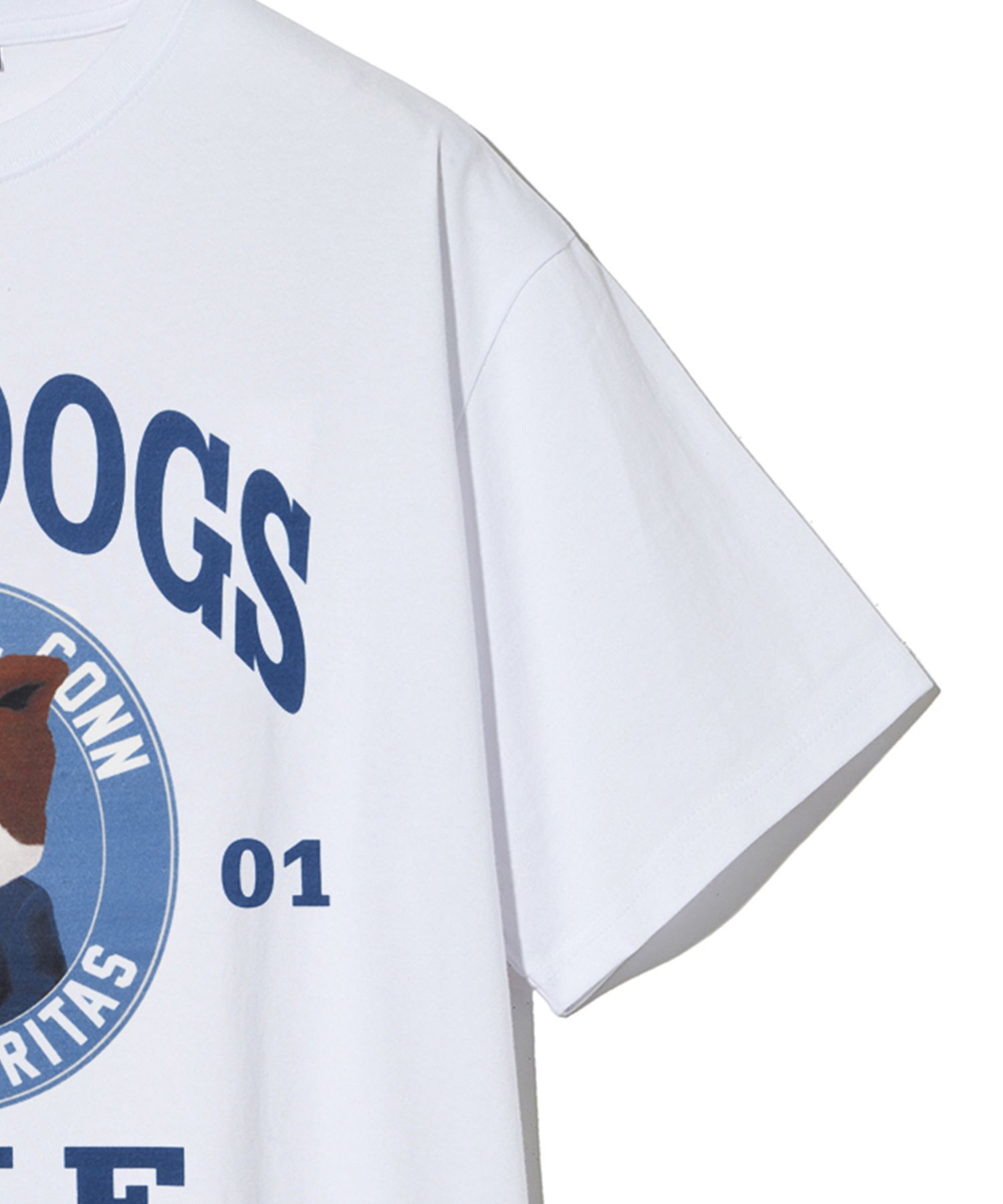 ☆YALE☆ BULLDOGS BOWWOW TSHIRT WHITE YEM1SS335BWH MUSINSA | YALE Bulldogs Bow Wow Short Sleeve T-Shirt White