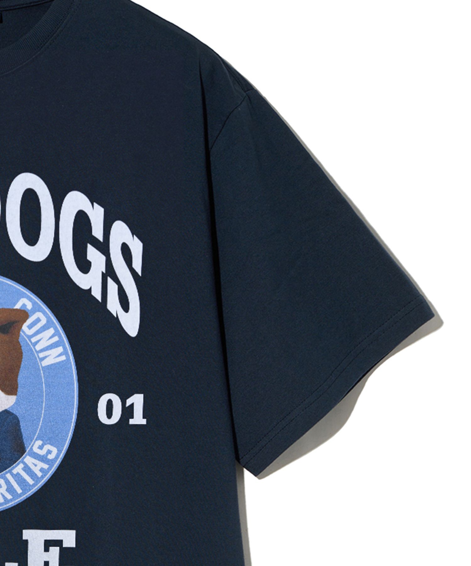 MUSINSA | YALE Bulldogs Bow Wow Short Sleeve T-Shirt Navy