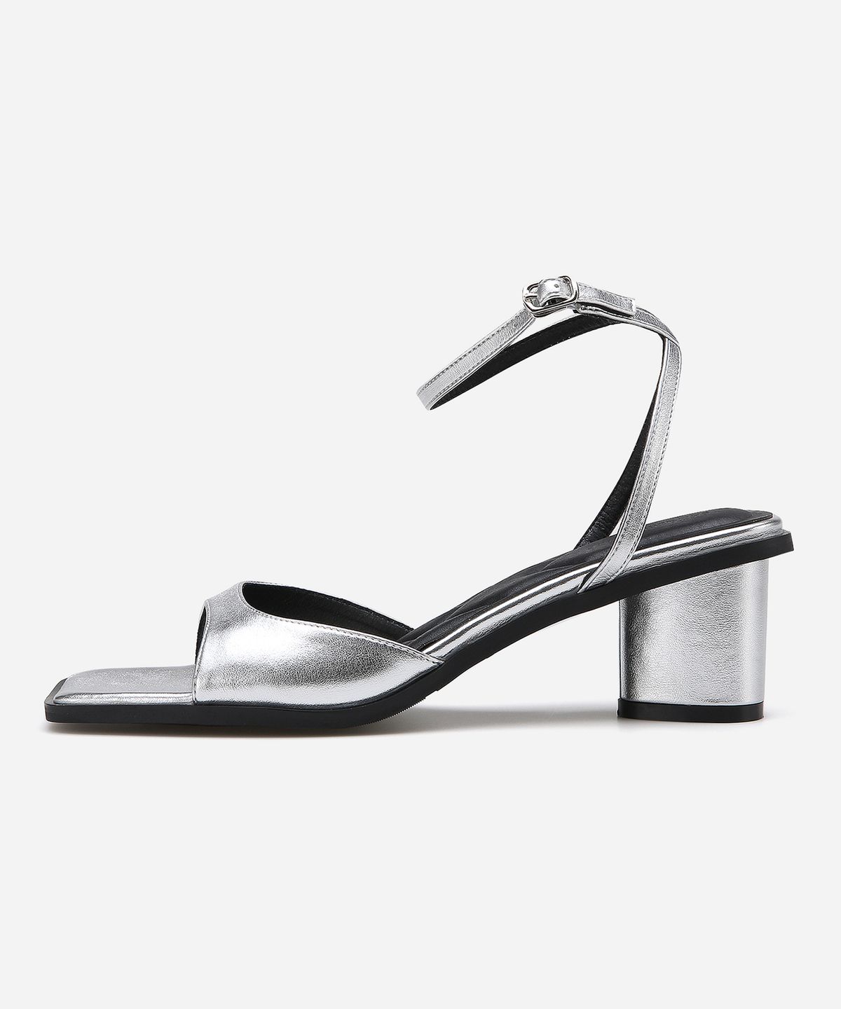 솔트앤초콜릿(SALT AND CHOCOLATE) 스퀘어 오픈 토 스트랩 샌들  412424009 (6cm/2colors)