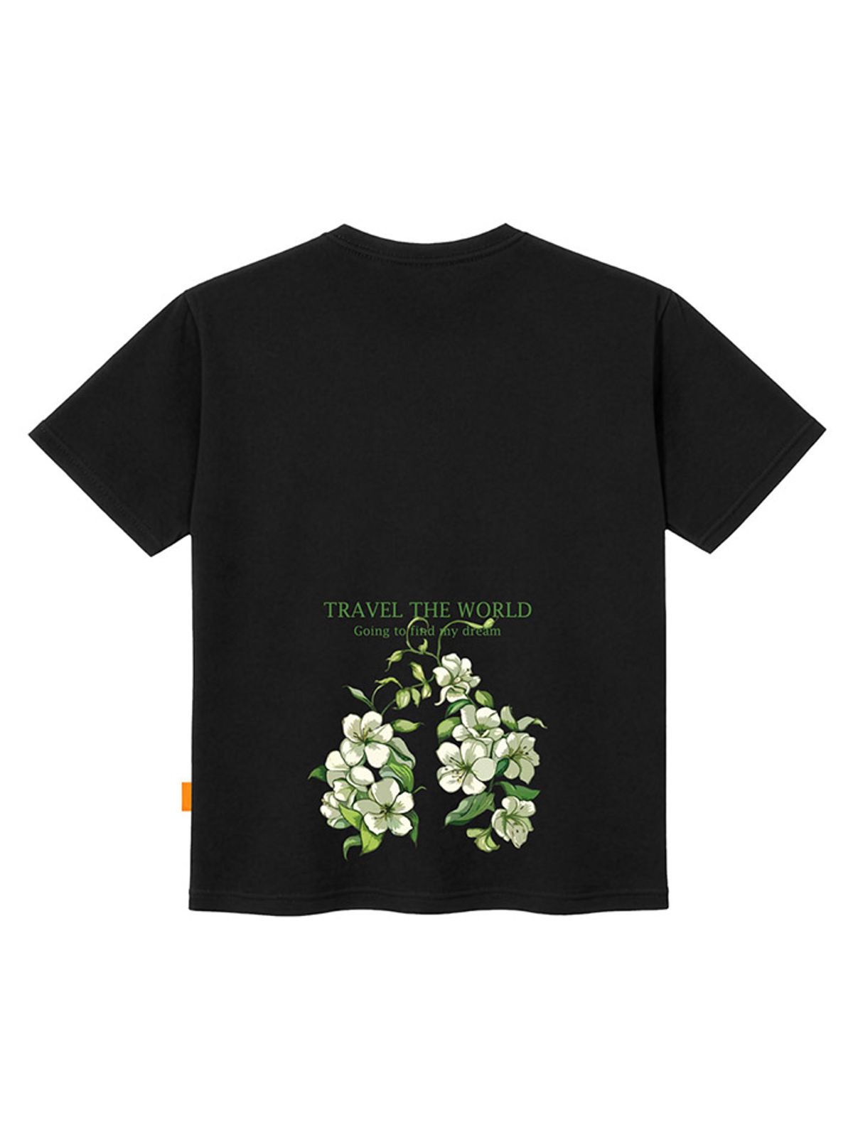 엘라모(LLAMO) 백합 반팔티셔츠 남녀공용 빅사이즈 S~4XL