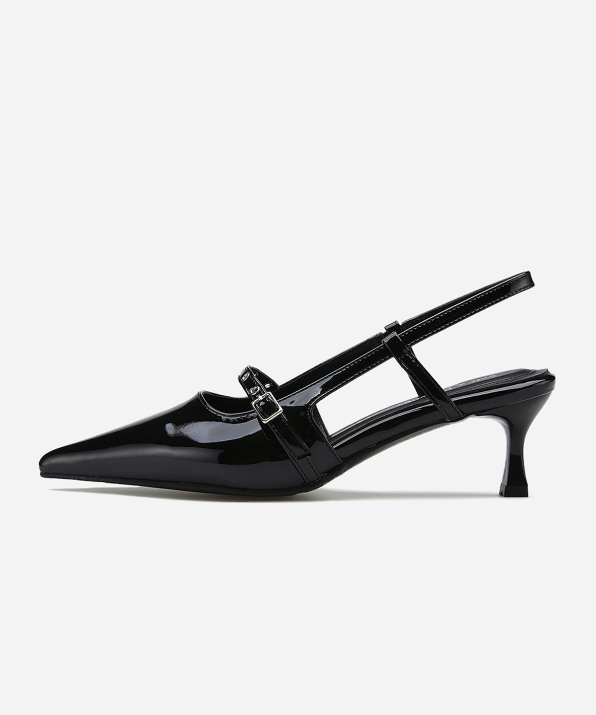 솔트앤초콜릿(SALT AND CHOCOLATE) 포인티드 토 아일렛 슬링백  412412005 (6cm/2colors)