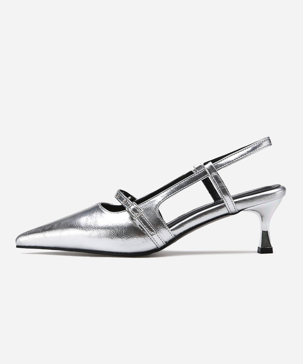 솔트앤초콜릿(SALT AND CHOCOLATE) 포인티드 토 아일렛 슬링백  412412005 (6cm/2colors)