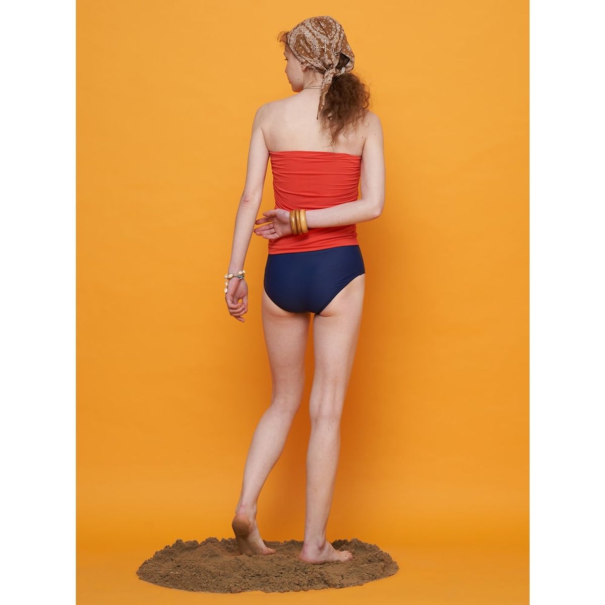 샌드 사운드(SAND SOUND) Color Tube Top  Orange