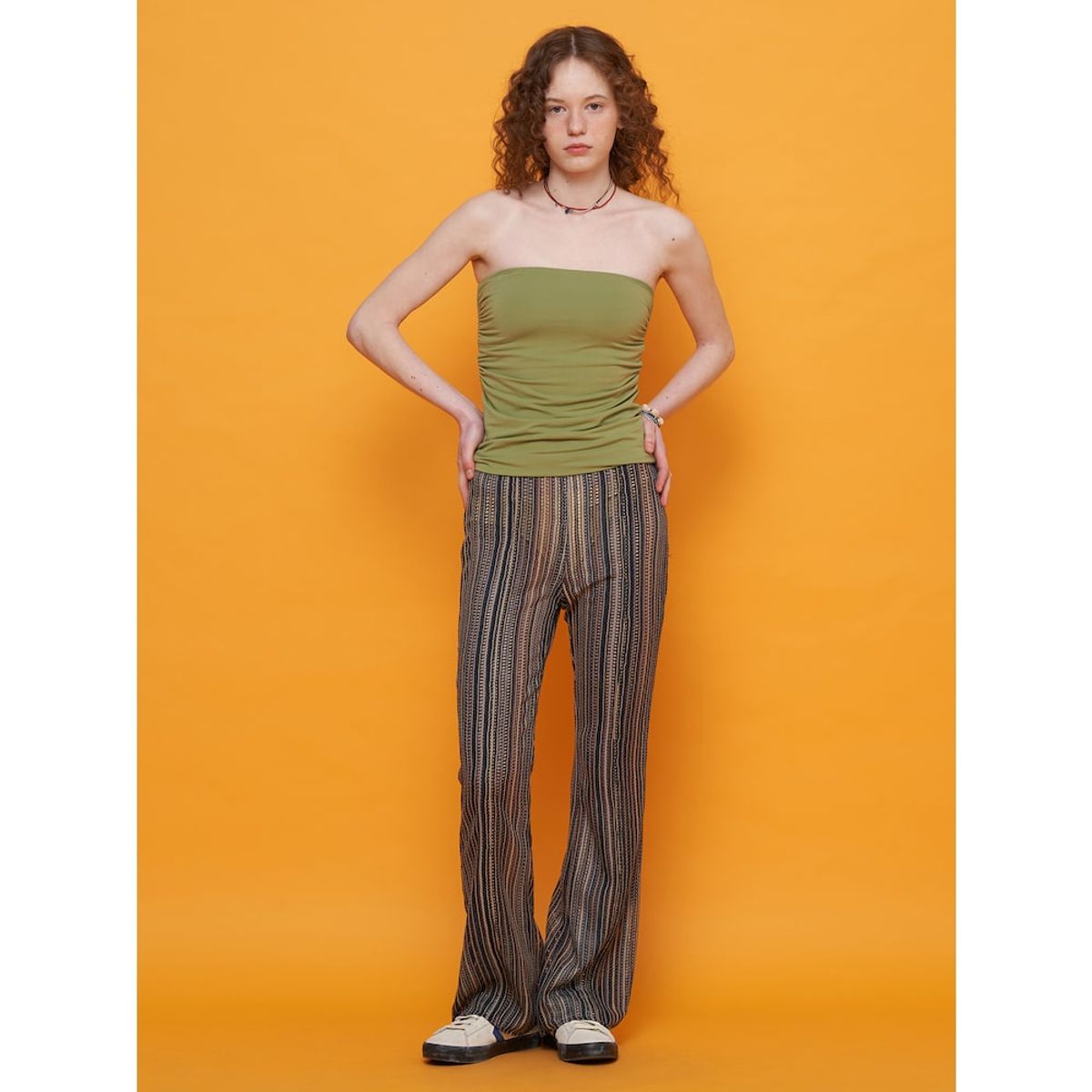 샌드 사운드(SAND SOUND) Color Tube Top  Green