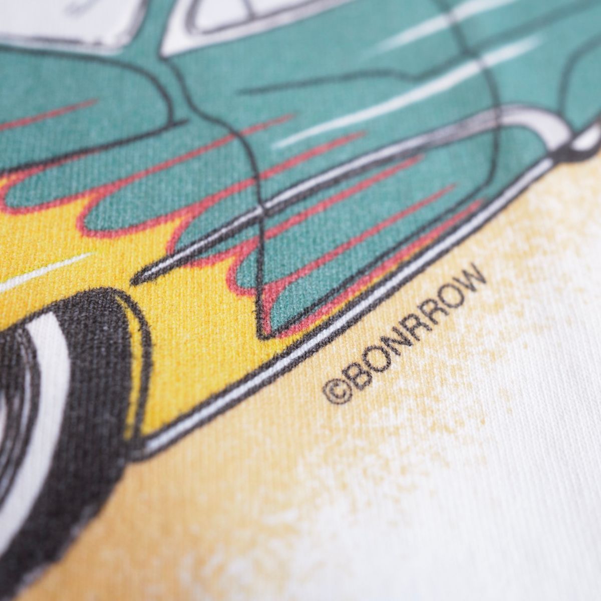 본로우(BONRROW) Hotrod Tee_Wh