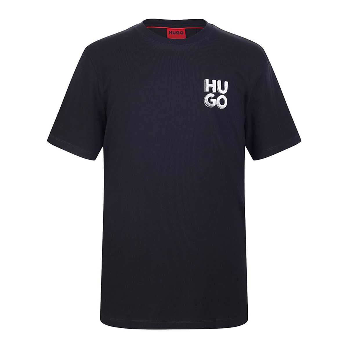휴고(HUGO) 리플렉티브 로고 반팔 티셔츠 레귤러핏 50508944_001