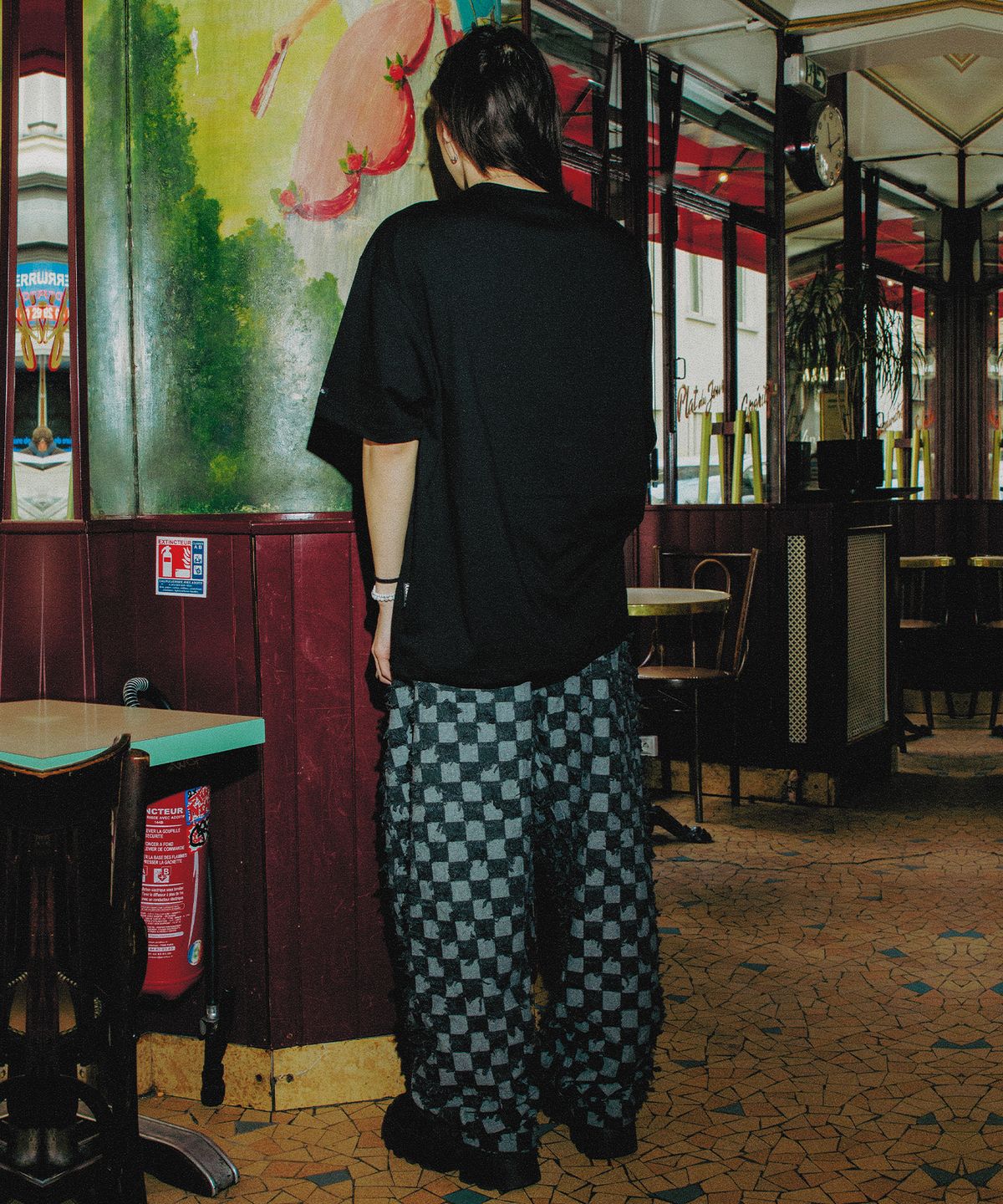 아조바이아조(AJOBYAJO) Use Youth T-Shirt [BLACK]