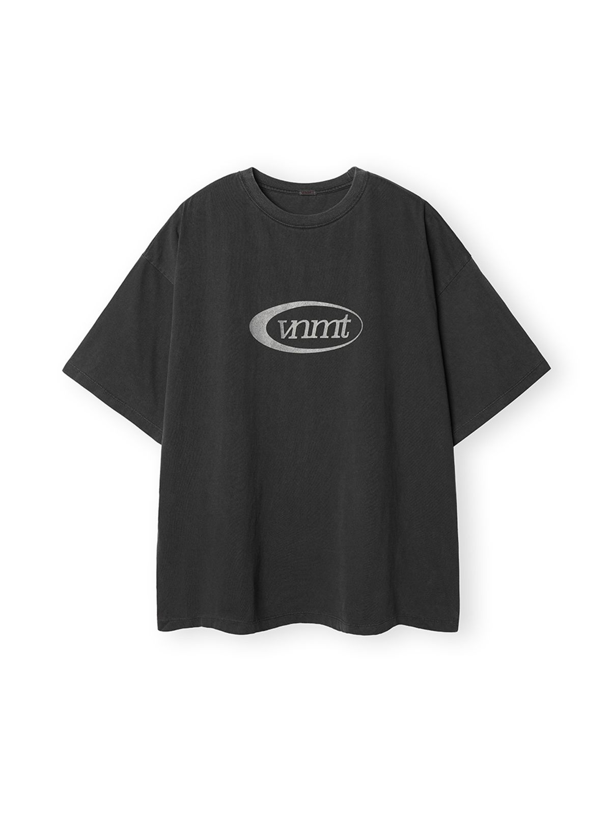 바니쉬먼트(VANISHMENT) Sport logo pigment t-shirt_charcoal