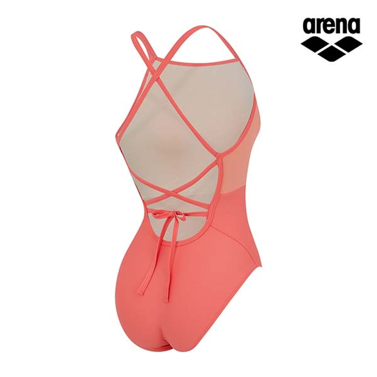 아레나(ARENA) 코튼캔디 원피스 더블 스트랩 타이백 A4SL1LO63COR