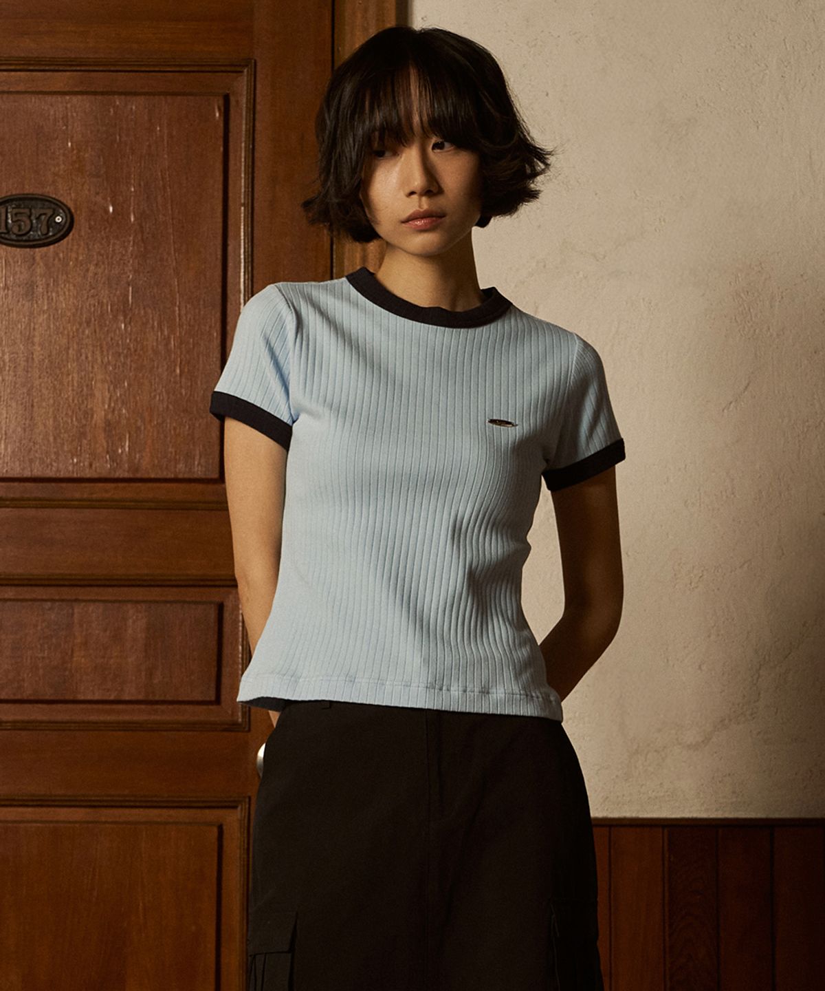 에프디알(FDR) [2Pack] Essential Ringer Short sleeve