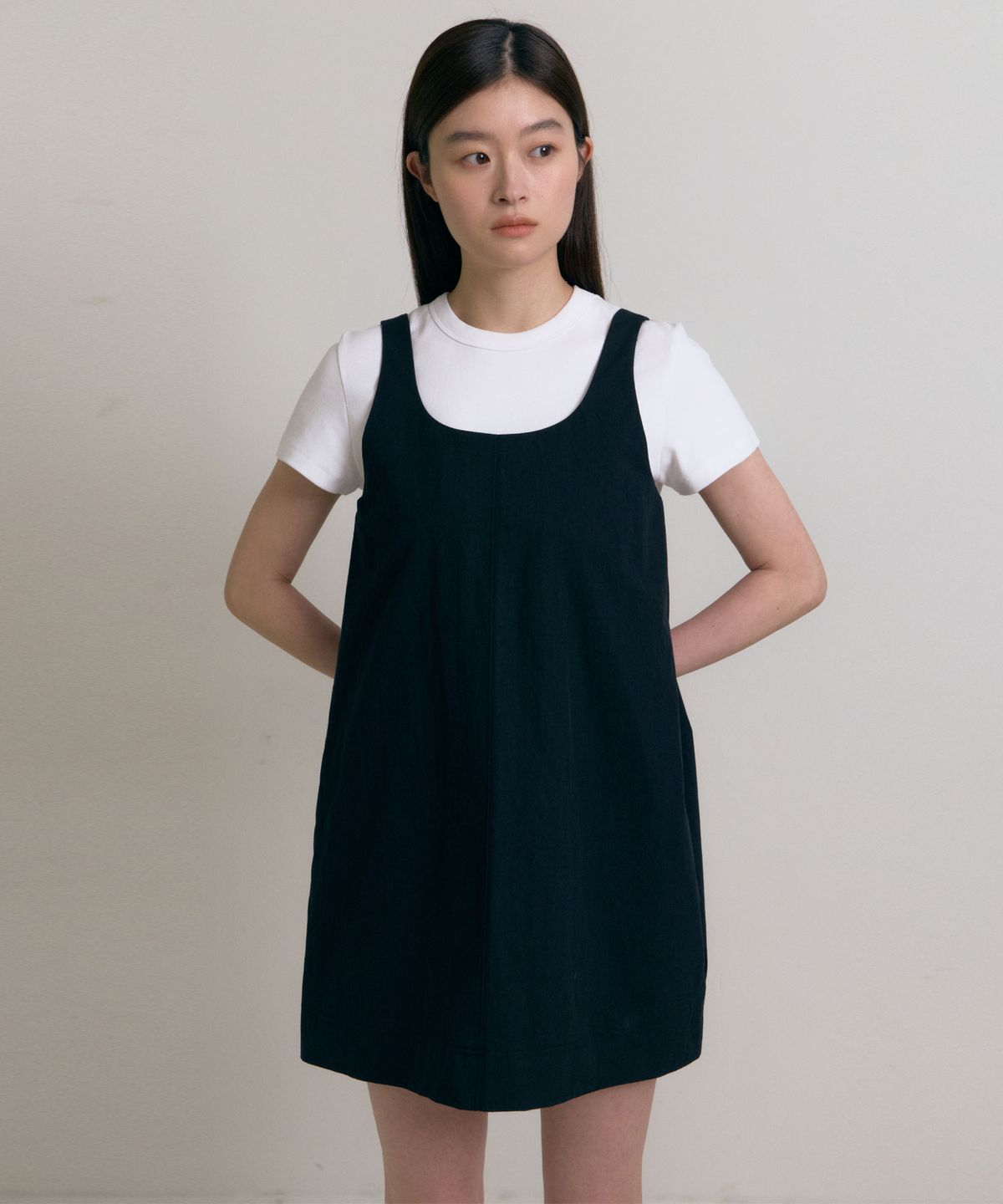 38컴온커먼(38COMEONCOMMON) Minimal dress (Black)