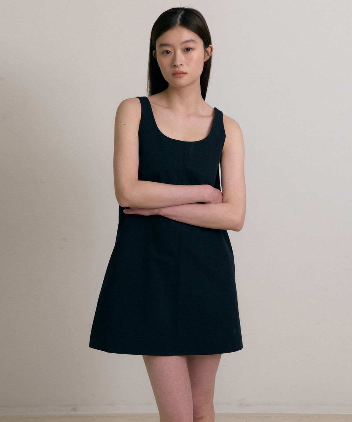 38컴온커먼(38COMEONCOMMON) Minimal dress (Black)