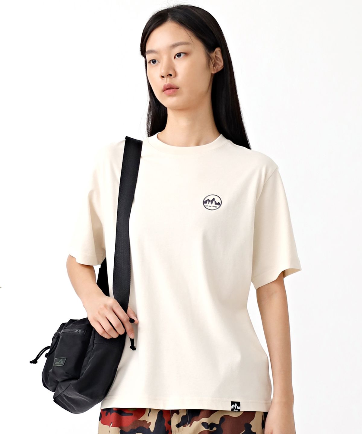 지프(JEEP) [에디션] 캠핑 포켓 크로스 백 (JP5GAU001BK)