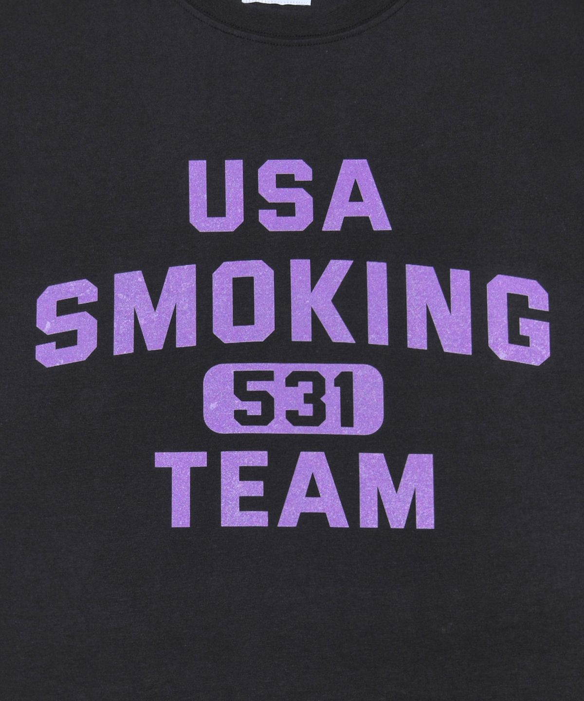 아노트(ANNOT) USA 스모킹 팀 티셔츠 차콜