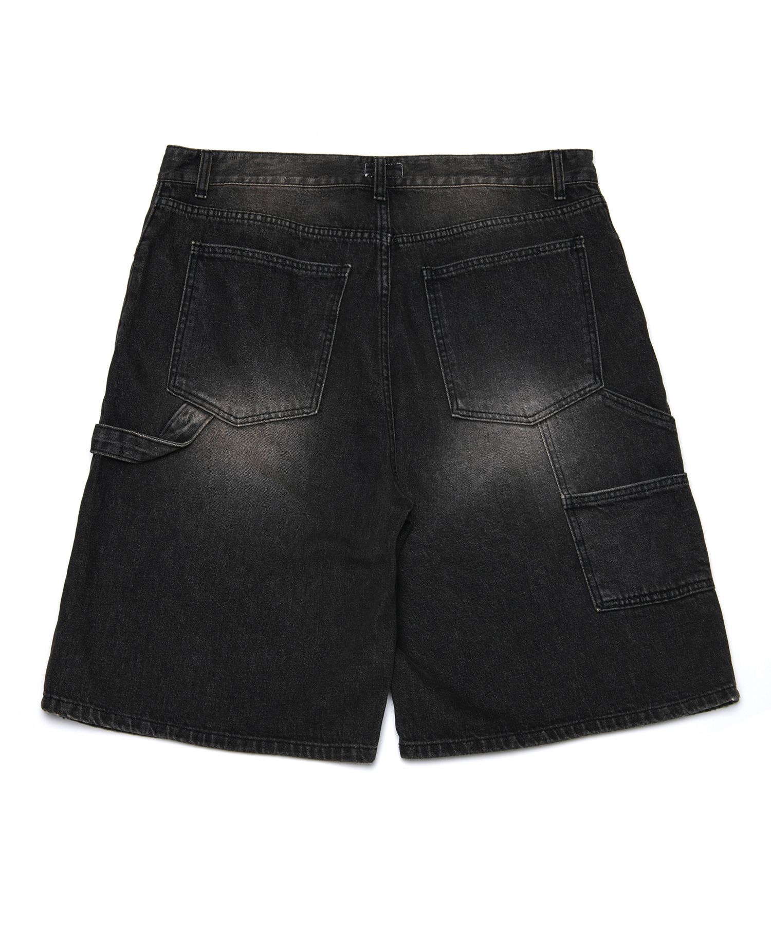 MUSINSA | ANNOT Double Knee Carpenter Denim Shorts Brown Black