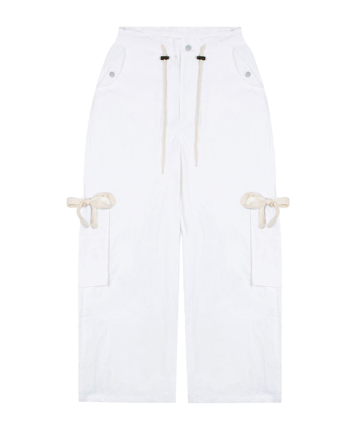 루나키후(RuNaKi'Hu') WXP008 나일론 버킷포켓 팬츠 (WHITE)