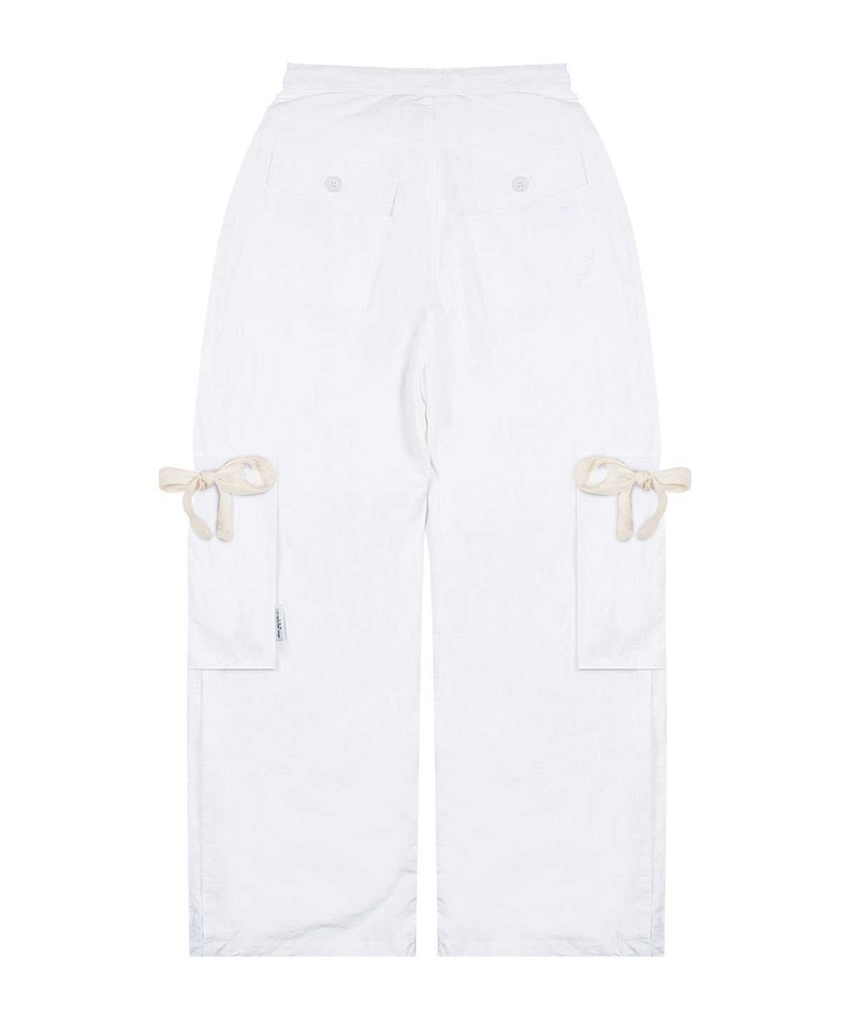루나키후(RuNaKi'Hu') WXP008 나일론 버킷포켓 팬츠 (WHITE)