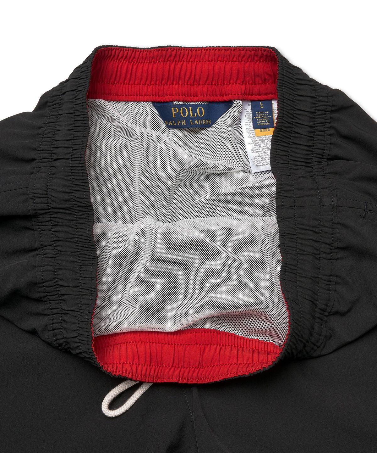 폴로 랄프 로렌(POLO RALPH LAUREN) 14.6cm 트래블러 클래식 스윔 트렁크 - 블랙