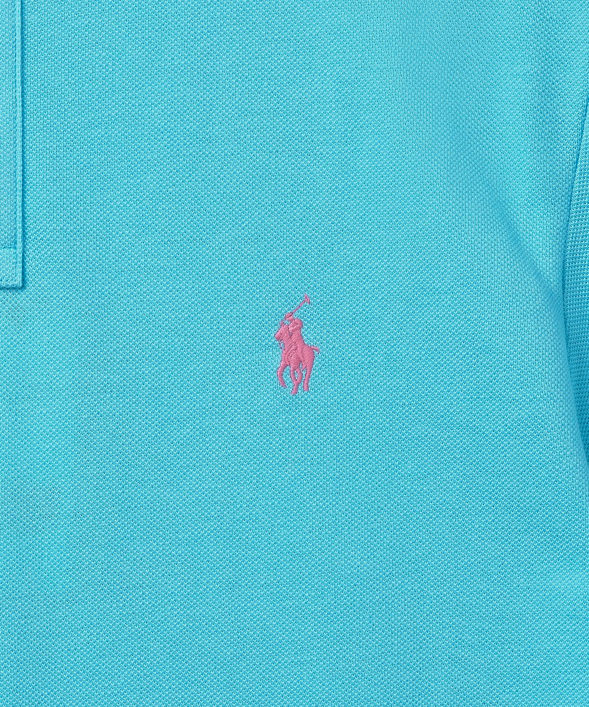 폴로 랄프 로렌(POLO RALPH LAUREN) 커스텀 슬림핏 메시 폴로 셔츠 - 터콰이즈 노바